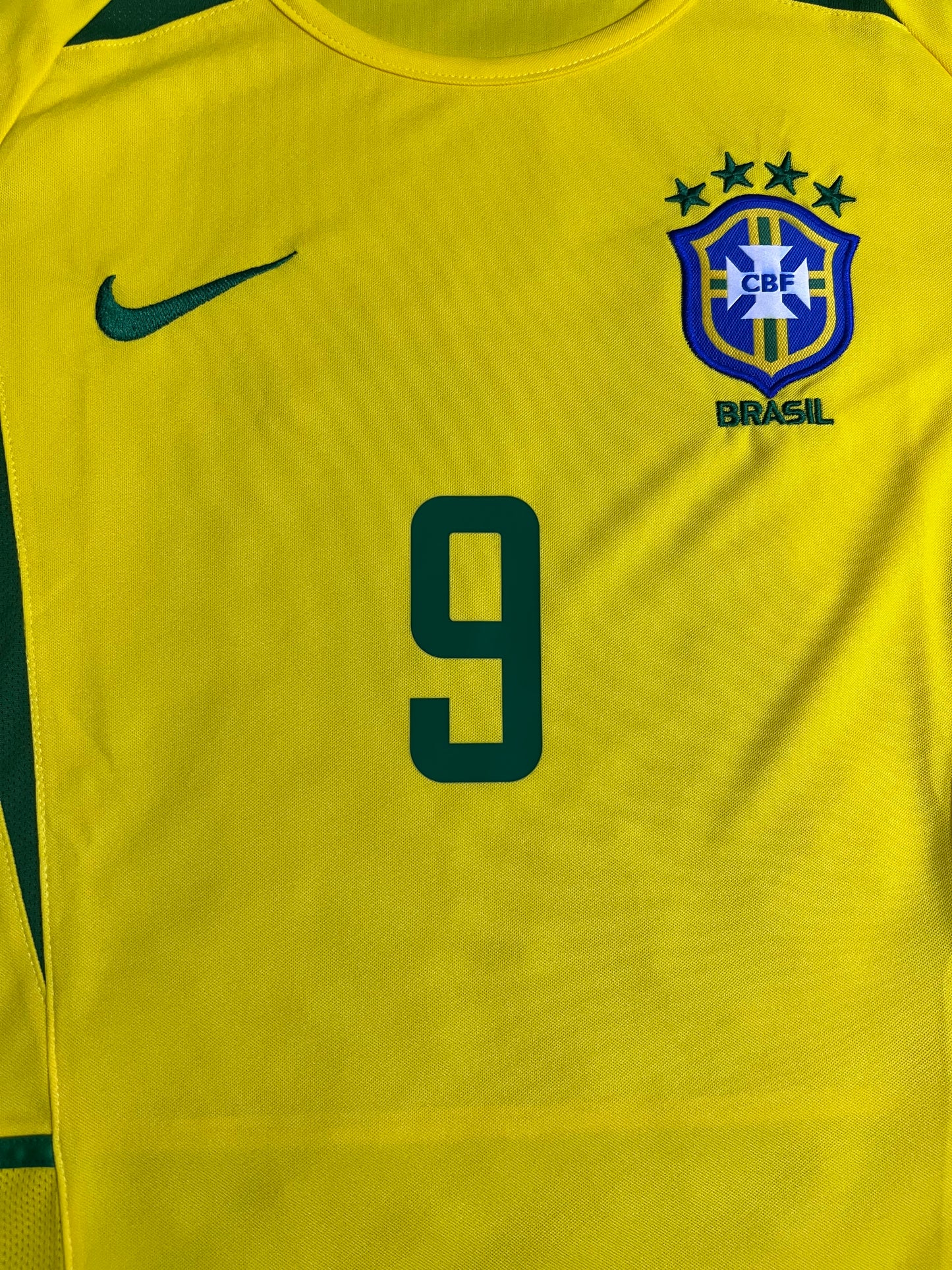 Camisa Brasil 2002 - Ronaldo #9 | FutMantos