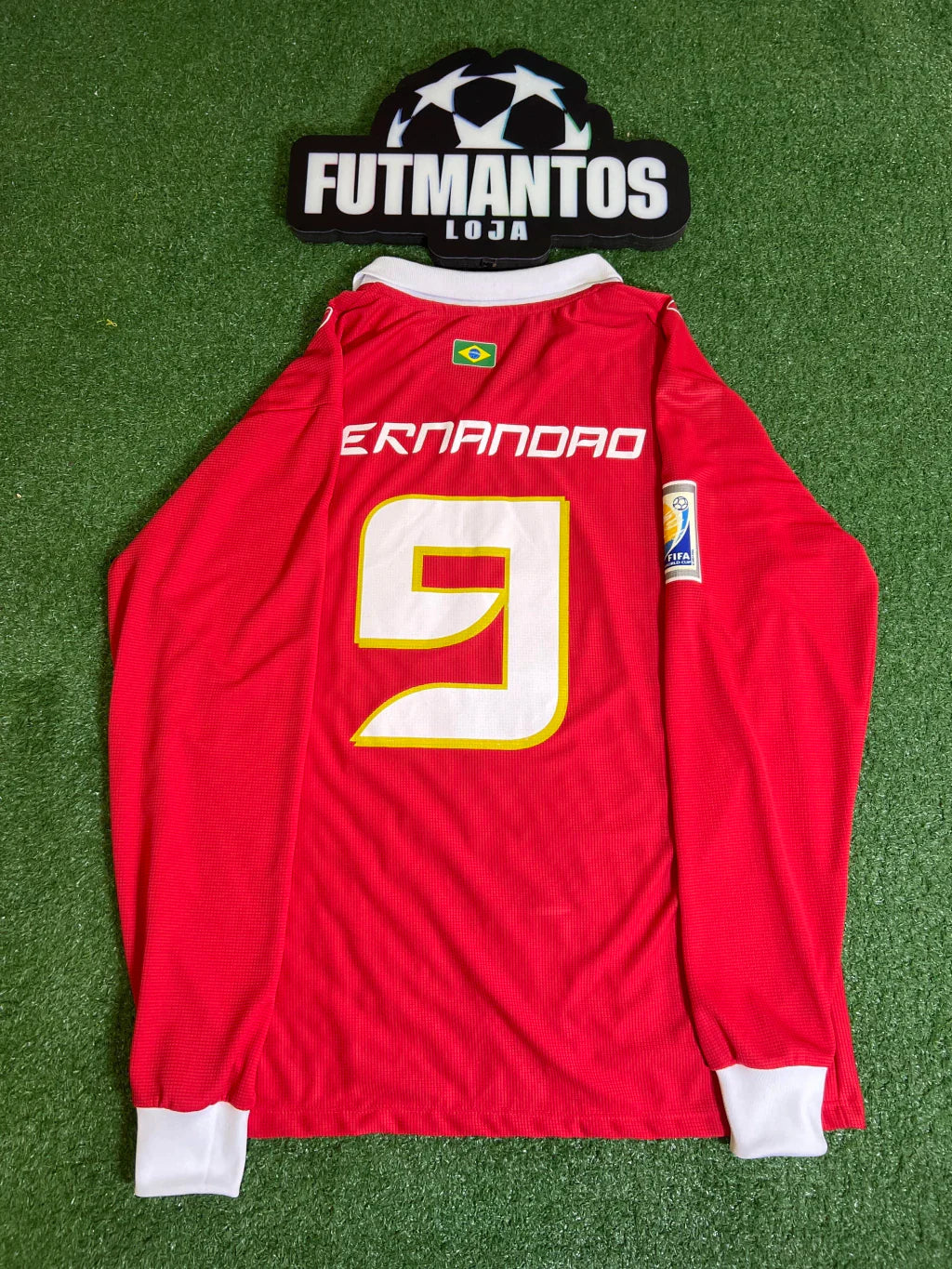 Camisa Internacional Retrô 2006 - #9 Fernandão Manga Longa | FutMantos