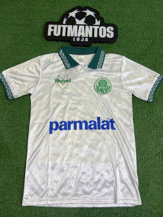 Camisa Palmeiras Branca Retro Parmalat 1995 |FutMantos