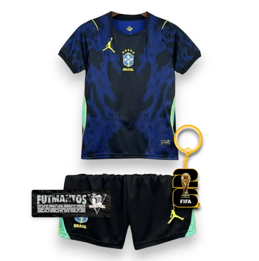 kit Infantil Brasil 26/27 - Azul | FutMantos