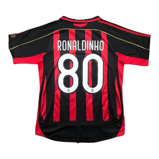 Camisa AC Milan 2006/07 - #80 RONALDINHO