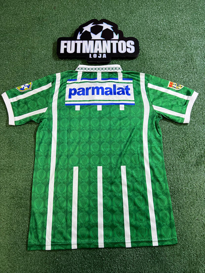 Camisa Palmeiras  Retro Parmalat 93/94-(Pequeno Defeito no Escudo) |FutMantos