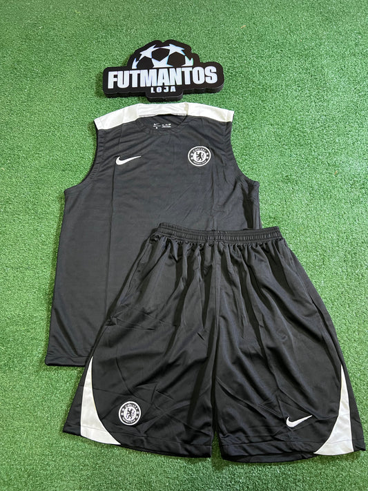 Conjunto Chelsea Regata e Bermuda|FutMantos