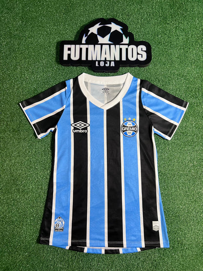 Camisa Grêmio Tricolor Feminina 24/25 | FutMantos