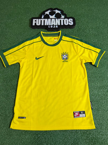 Camisa Brasil 1998-Retro | FutMantos