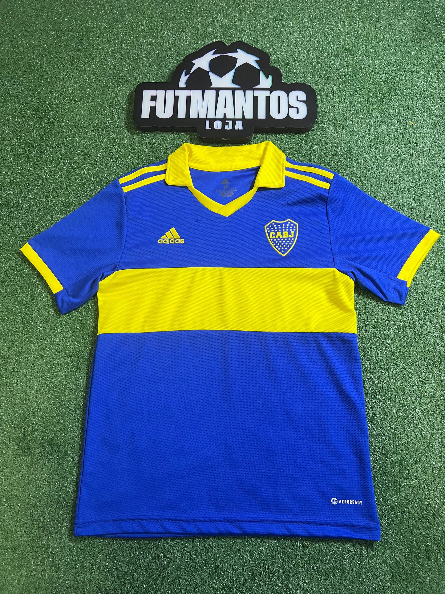 Camisa Boca Juniors 22/23 - Torcedor | FutMantos - Pequeno fio puxado