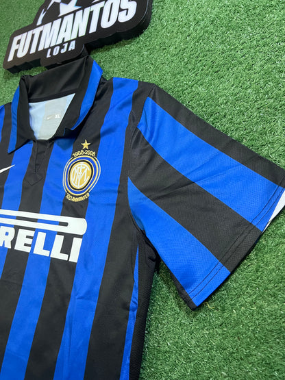 Camisa Inter de Milão 2008 - Ibrahimovic #8 Centenário | FutMantos