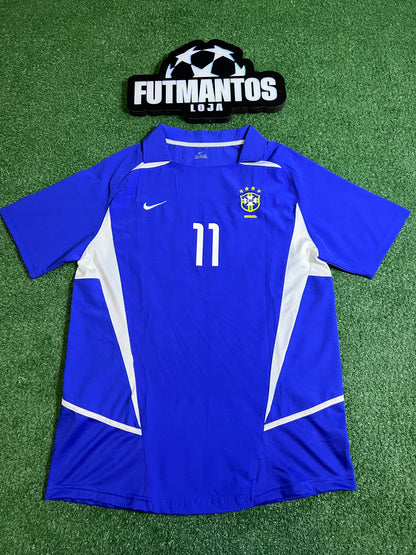 Camisa Brasil 2002 - Ronaldinho #11 | FutMantos