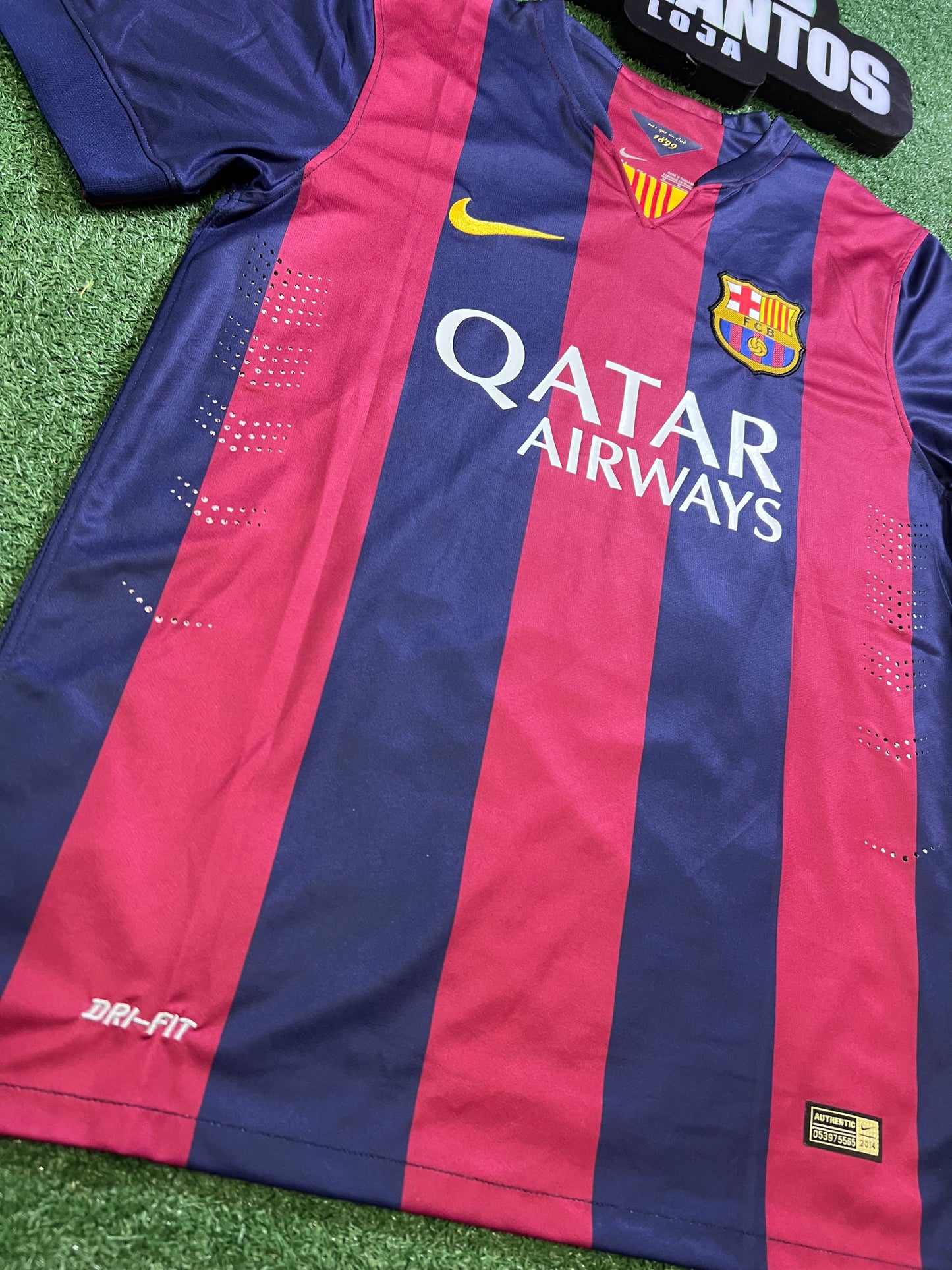Camisa Barcelona I 14/15 - Retrô - Messi #10 | FutMantos