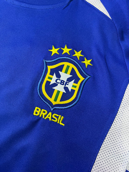 Camisa Brasil II 2002 - Retrô Azul | FutMantos