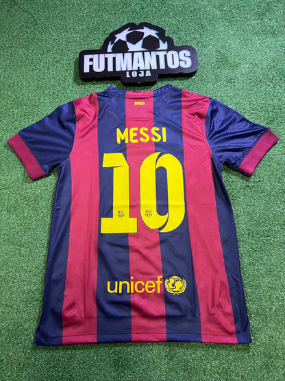 Camisa Barcelona I 14/15 - Retrô - Messi #10 | FutMantos