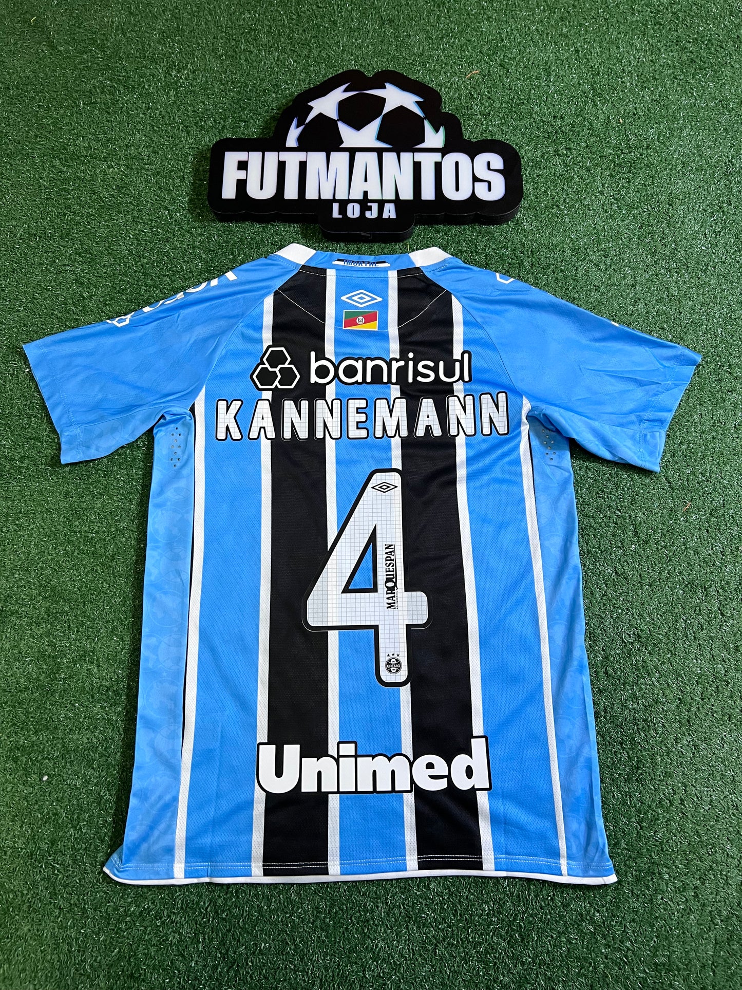 Camisa Grêmio Tricolor Masculina Jogador 25/26-Kannemanm | FutMantos