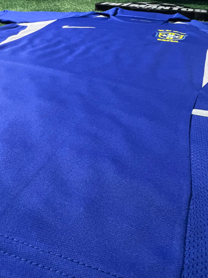Camisa Brasil II 2002 - Retrô Azul | FutMantos