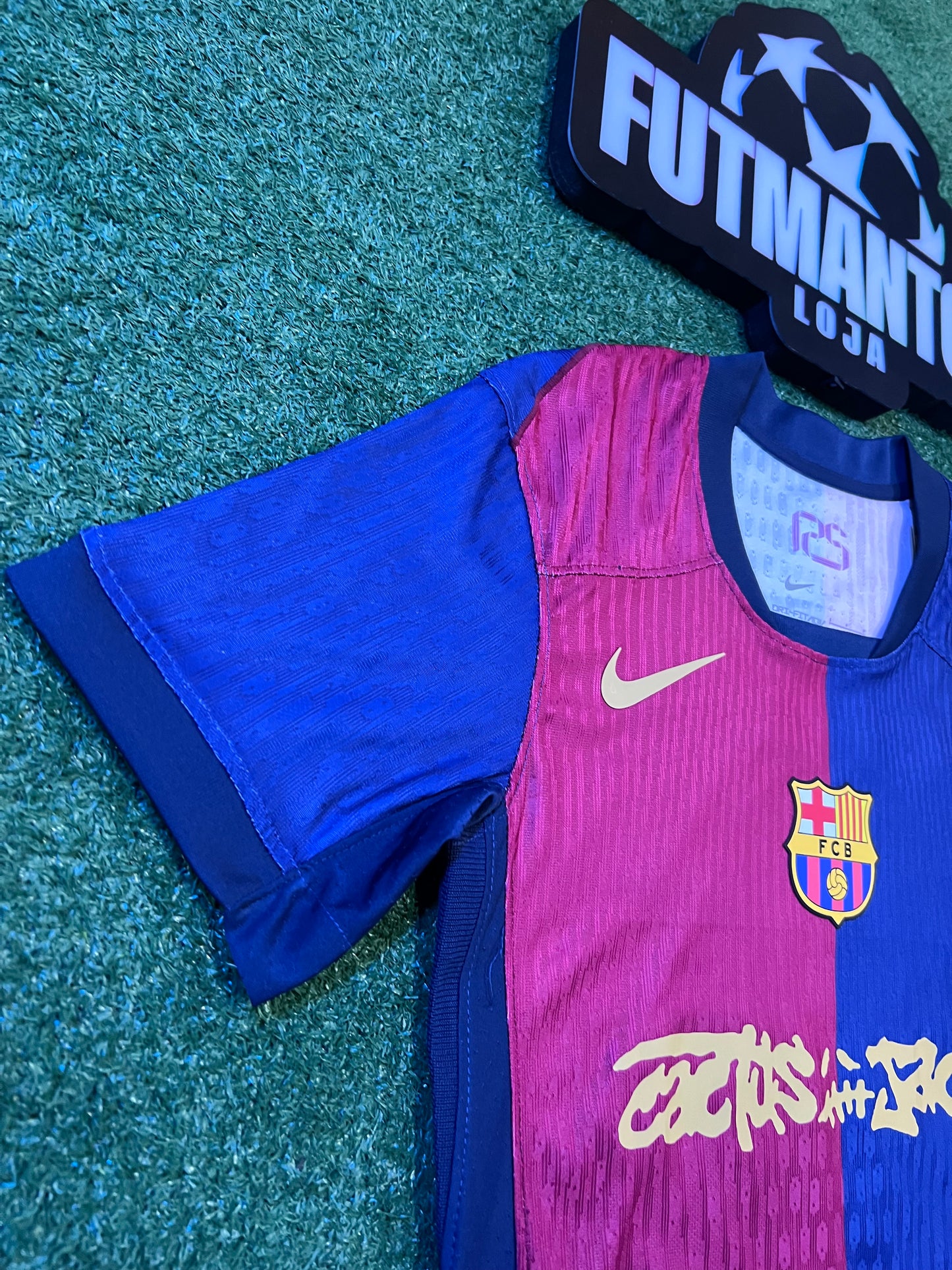 Camisa Barcelona I Travis Scott 24/25 - Versão Jogador|#09 Lewandowski | FutMantos