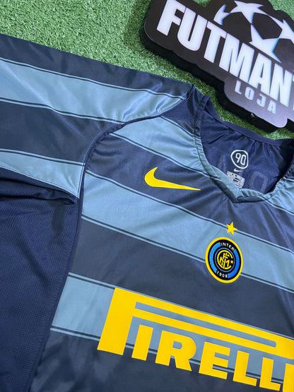 Camisa l Retrô Inter de Milão 04/05 -Adriano Imperador #10| FutMantos