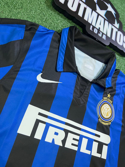 Camisa Inter de Milão 2008 - Ibrahimovic #8 Centenário | FutMantos