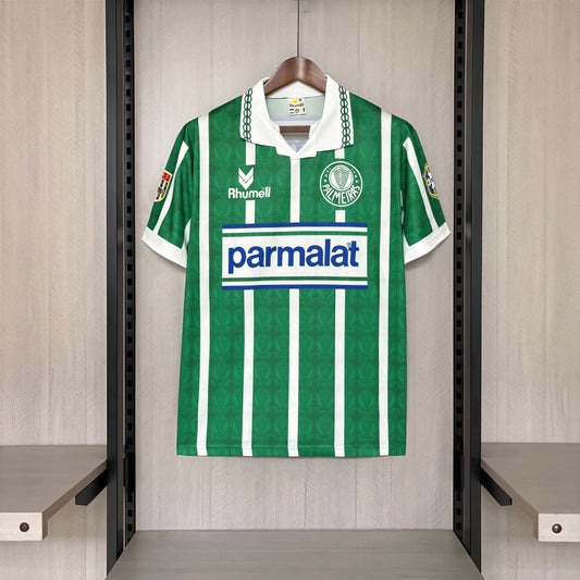 Camisa Palmeiras  Retro Parmalat 93/94-(Pequeno Defeito no Escudo) |FutMantos