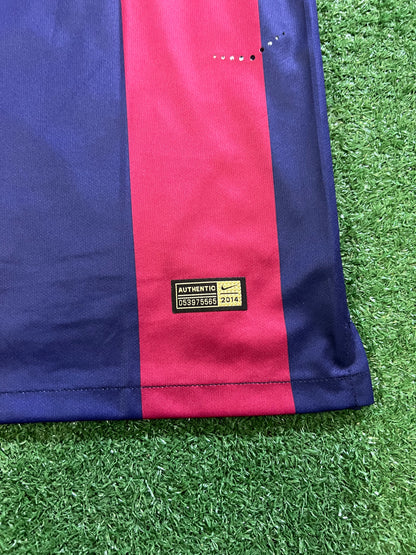 Camisa Barcelona I 14/15 - Retrô - Messi #10 | FutMantos