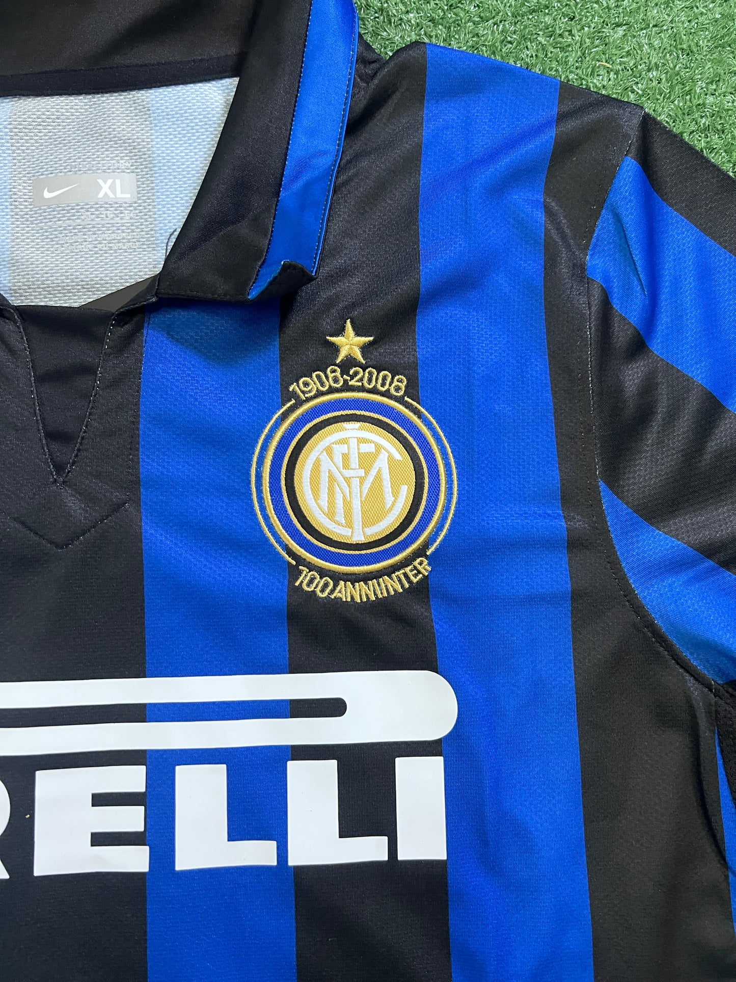 Camisa Inter de Milão 2008 - Ibrahimovic #8 Centenário | FutMantos