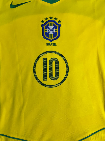Camisa Brasil 2004 - Ronaldinho #10 | FutMantos