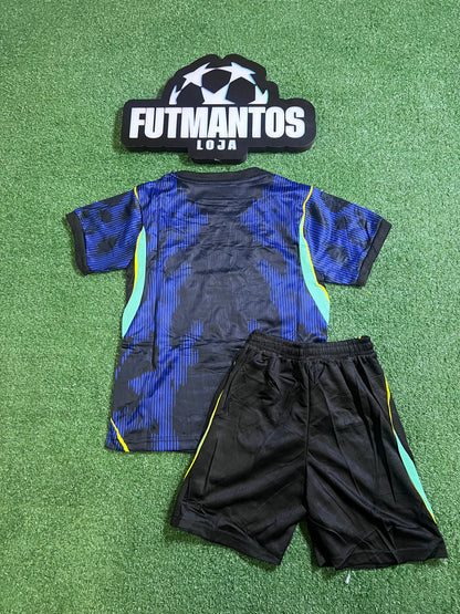 kit Infantil Brasil 26/27 - Azul | FutMantos