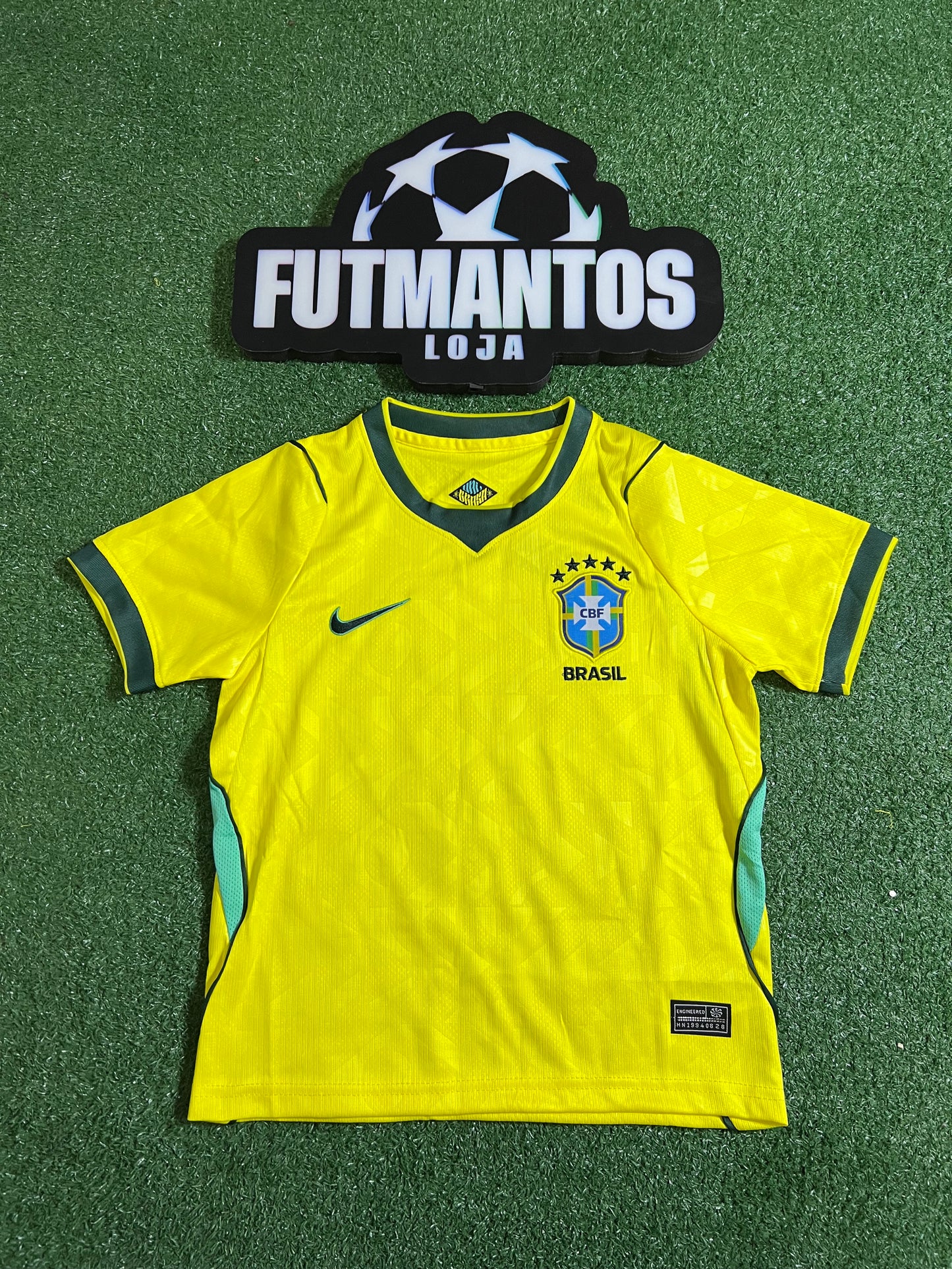 kit Infantil Brasil 26/27 - Amarelo |  FutMantos