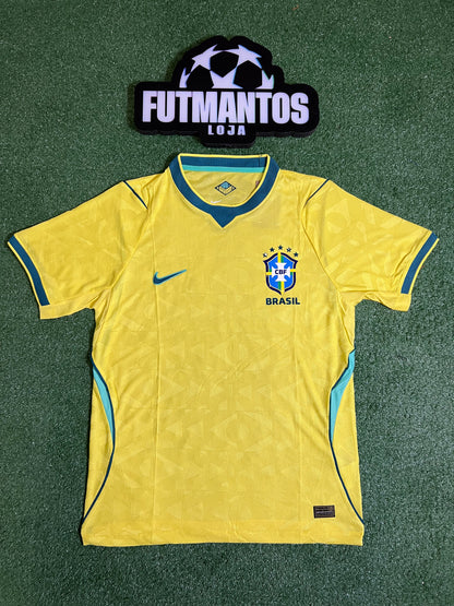 Camisa Brasil I 26/27 - Jogador Amarela | Futmantos