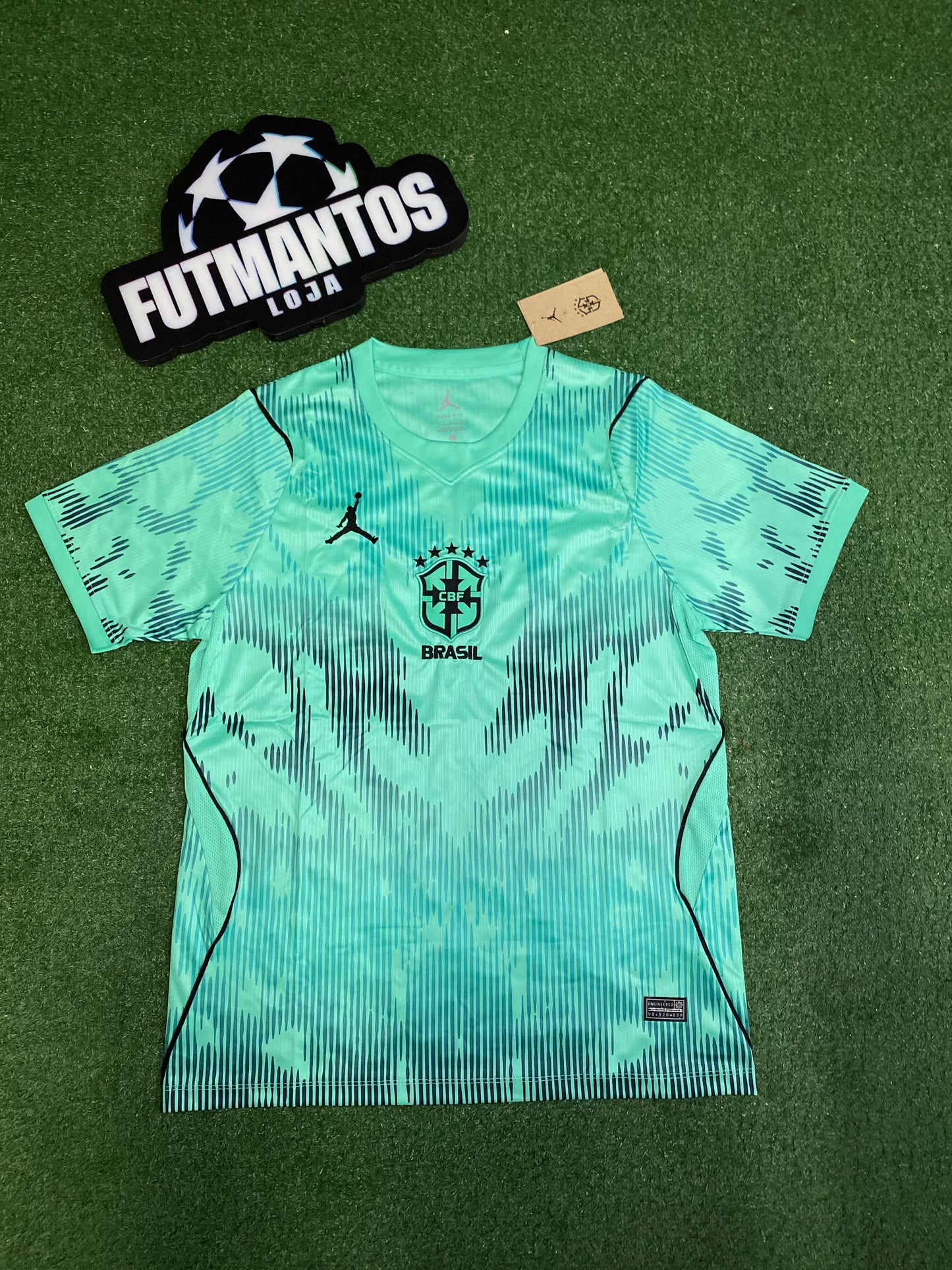 Camisa Brasil Jordan 26/27-Goleiro | FutMantos