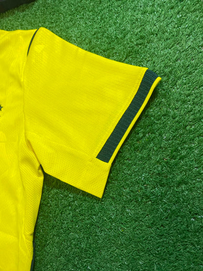Camisa Brasil Amarela I 26/27 - Torcedo(com Gola em Verde Mais Escuro)| FutMantos