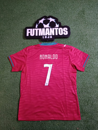 Kit Infantil Portugal l 26/27 - Vermelho | FutMantos