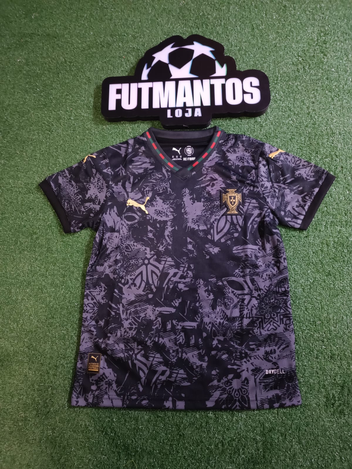Kit Infantil Portugal 26/27-Preto | FutMantos