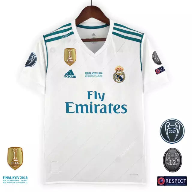 Camisa Real Madrid I 17/18 - Retrô - Ronaldo #7