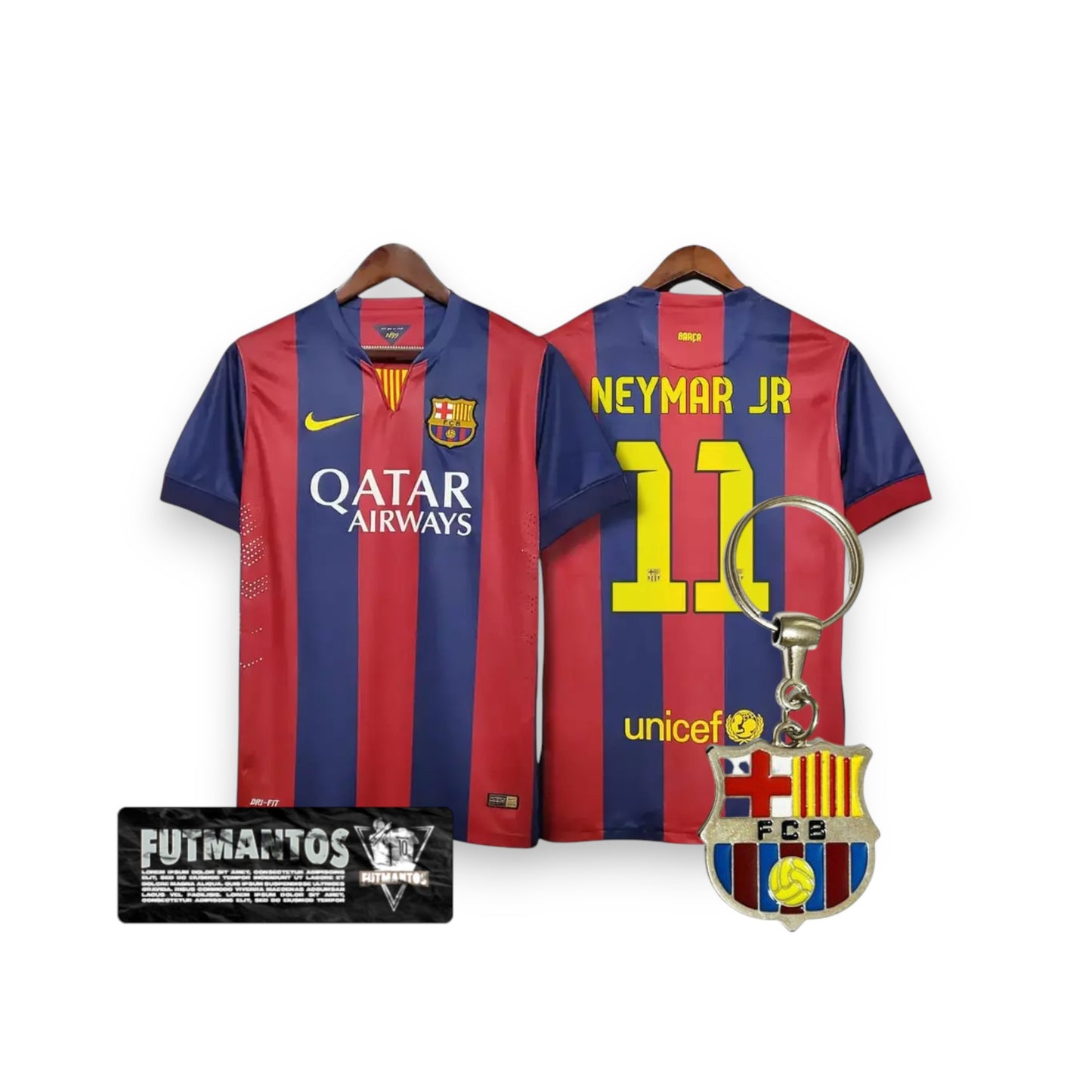 Camisa Barcelona I 14/15 - Retrô - Neymar Jr. #11 | FutMantos