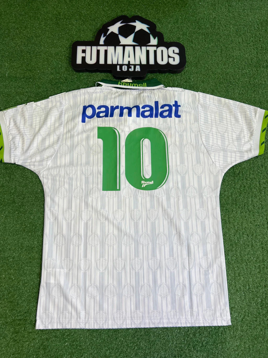 Camisa Palmeiras Branca Retrô 95/96 #10 | FutMantos