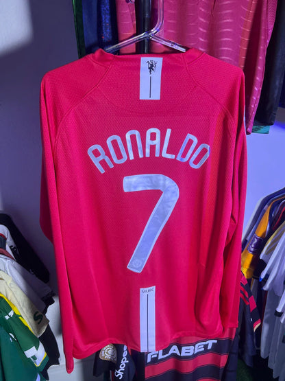 Camisa Manchester United 2007/08 - Retrô - Ronaldo #7