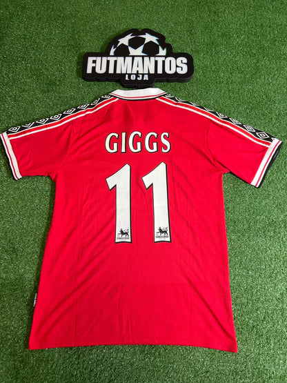 Camisa Manchester United 1998/99 - Retrô - Giggs #11