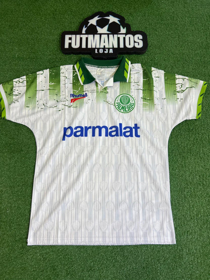 Camisa Palmeiras Branca Retrô 95/96 #10 | FutMantos
