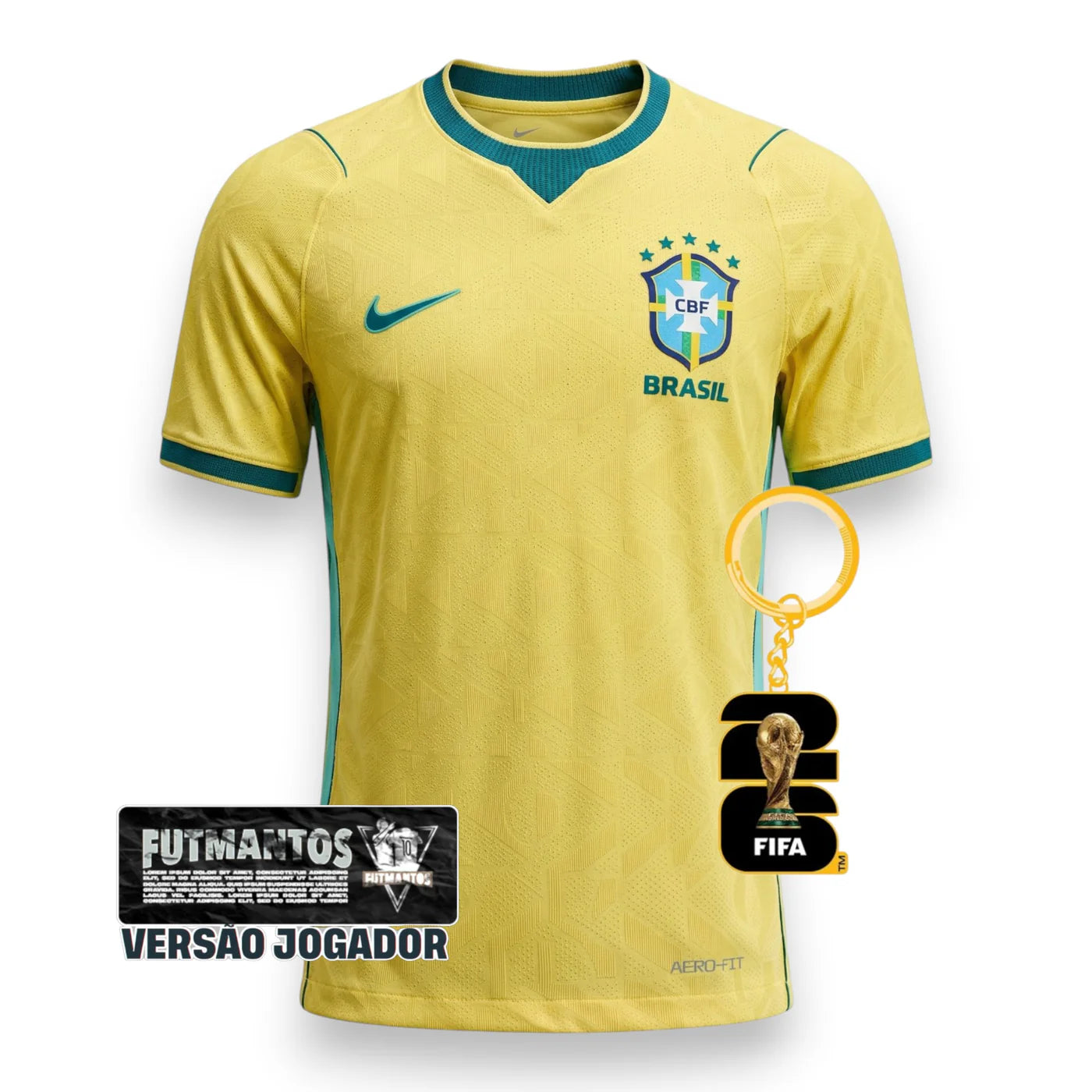 Camisa Brasil I 26/27 - Jogador Amarela | Futmantos