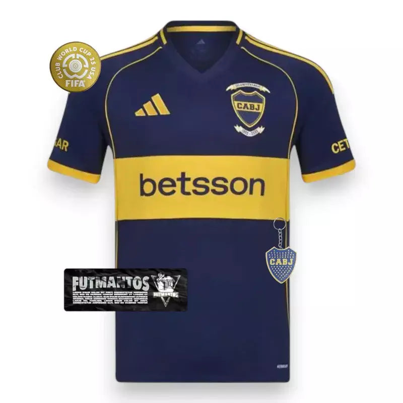 Camisa Boca Juniors l 25/26 - 120 Anos Super Mundial | FutMantos