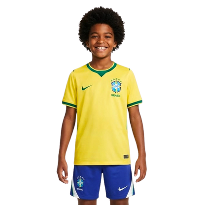 kit Infantil Brasil 26/27 - Amarelo |  FutMantos