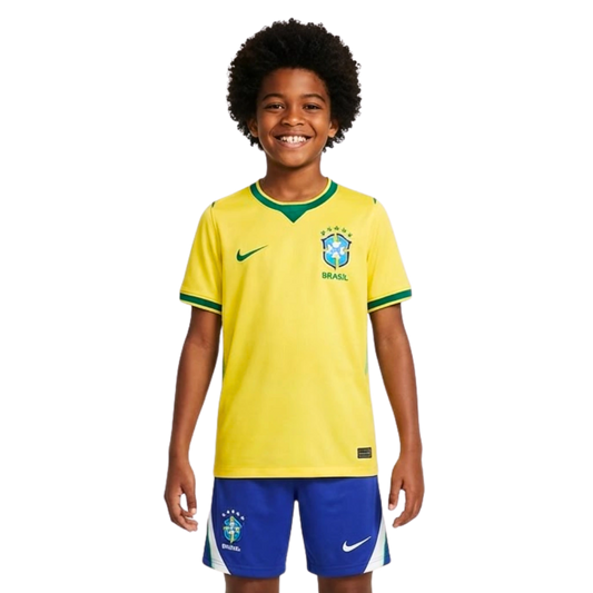 kit Infantil Brasil 26/27 - Amarelo |  FutMantos